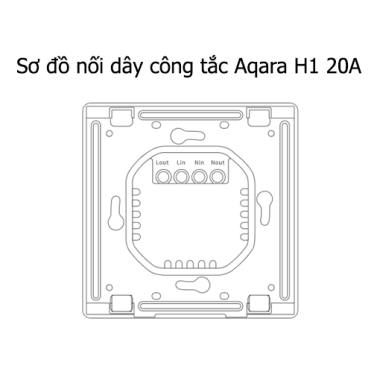 Công tắc Aqara H1 20A Zigbee 3.0 công suất cao bản nâng cấp của Aqara H1