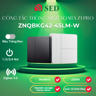 Công tắc Aqara Z1 Pro công tắc thông minh phiên bản quốc tế chính hãng
