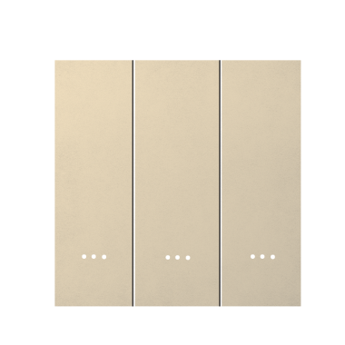 Công tắc cơ Zigbee DOFA SMART thông minh màu vàng 3 nút