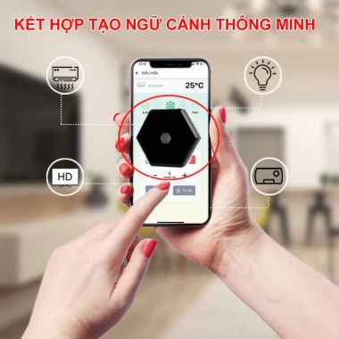 Bộ điều khiển hồng ngoại Hunonic điều khiển qua điện thoại