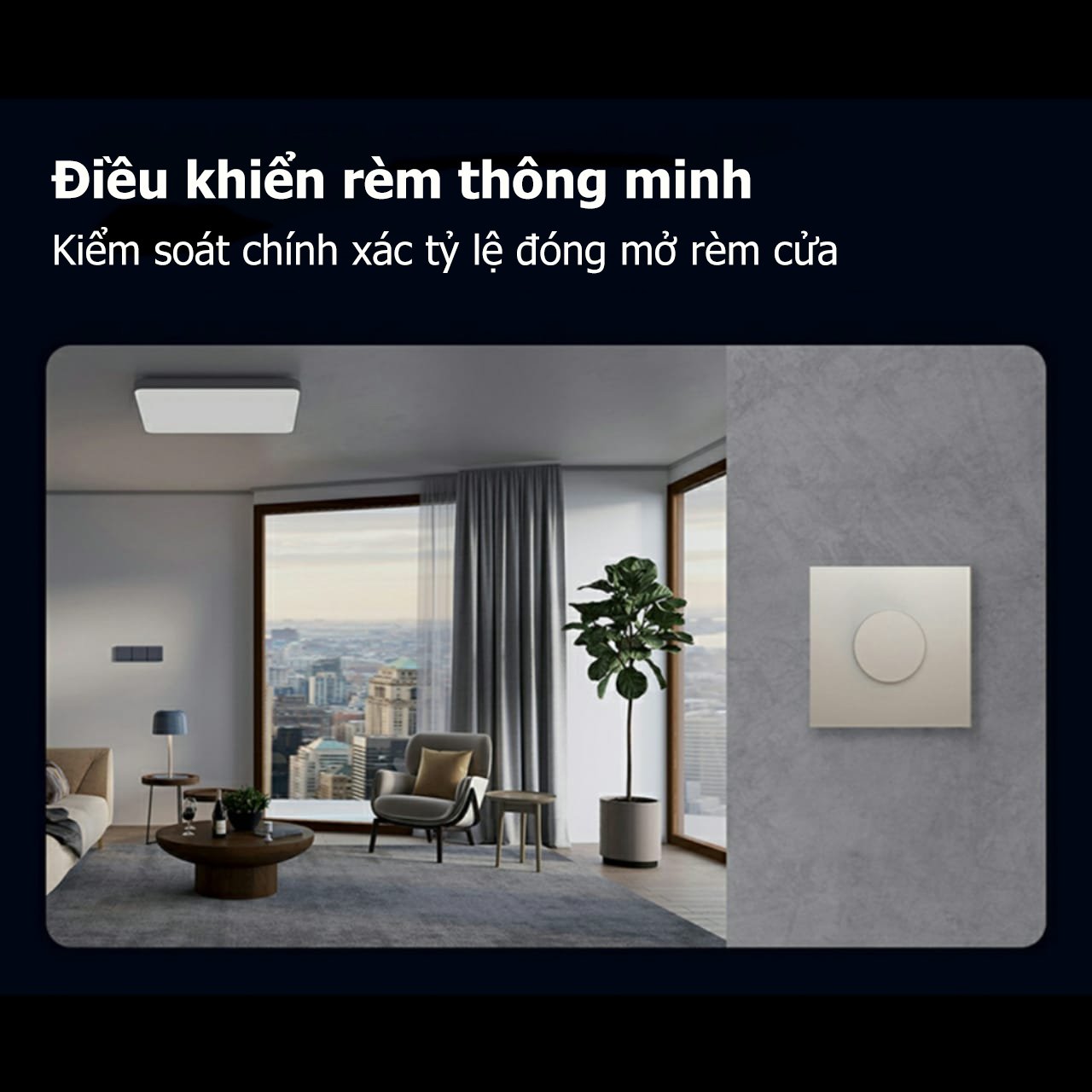 Công tắc núm xoay không dây Aqara H1 