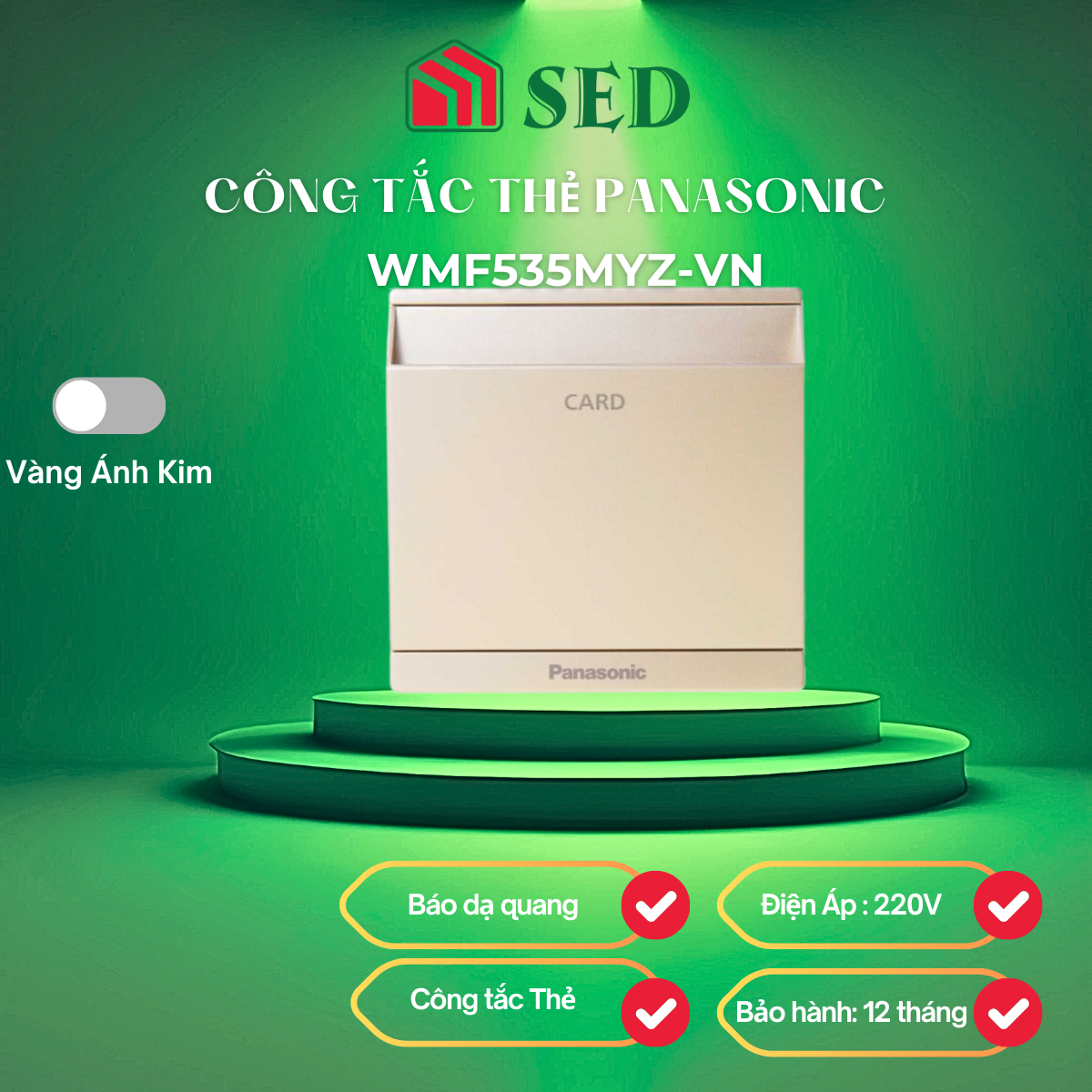 Công Tắc Thẻ Panasonic WMF535MYZ-VN