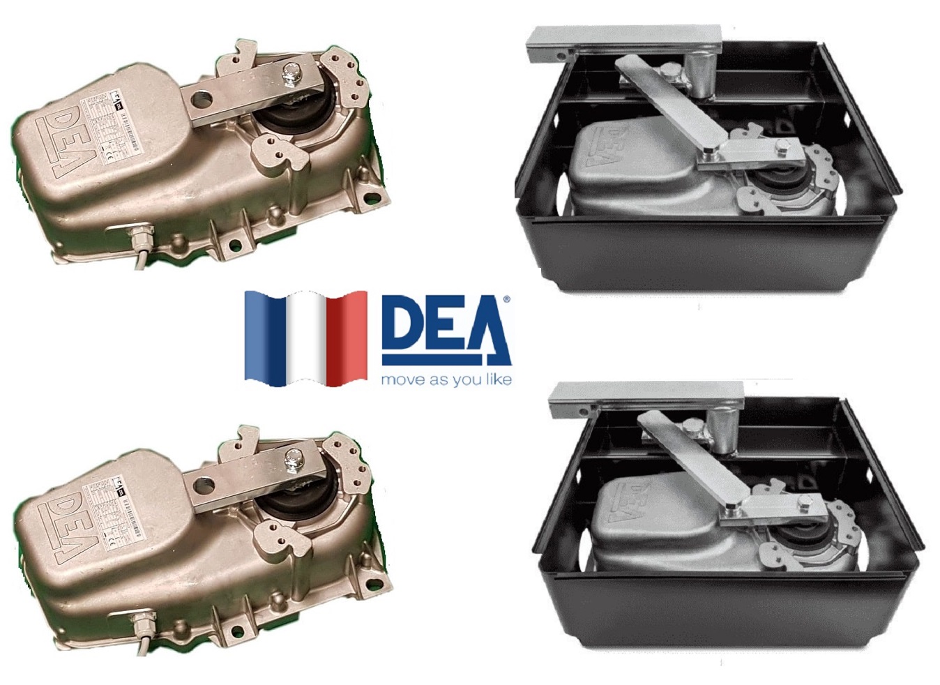 Cổng tự động âm sàn DEA Ghost 100-220V