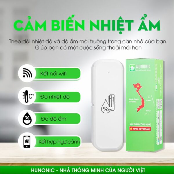 Cảm biến nhiệt độ ẩm Wifi