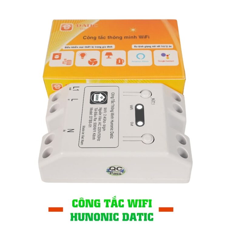 Công Tắc Thông Minh điều khiển từ xa Hunonic Datic Basic