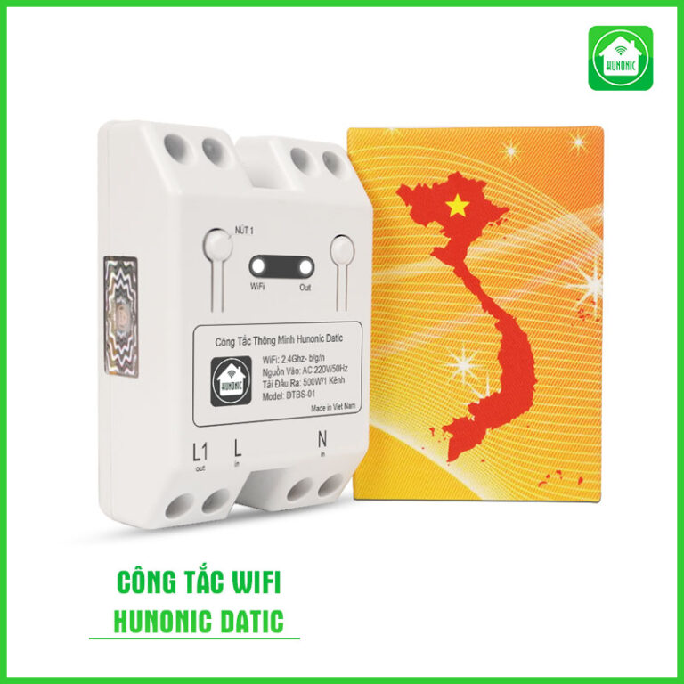 Công Tắc Thông Minh điều khiển từ xa Hunonic Datic Basic