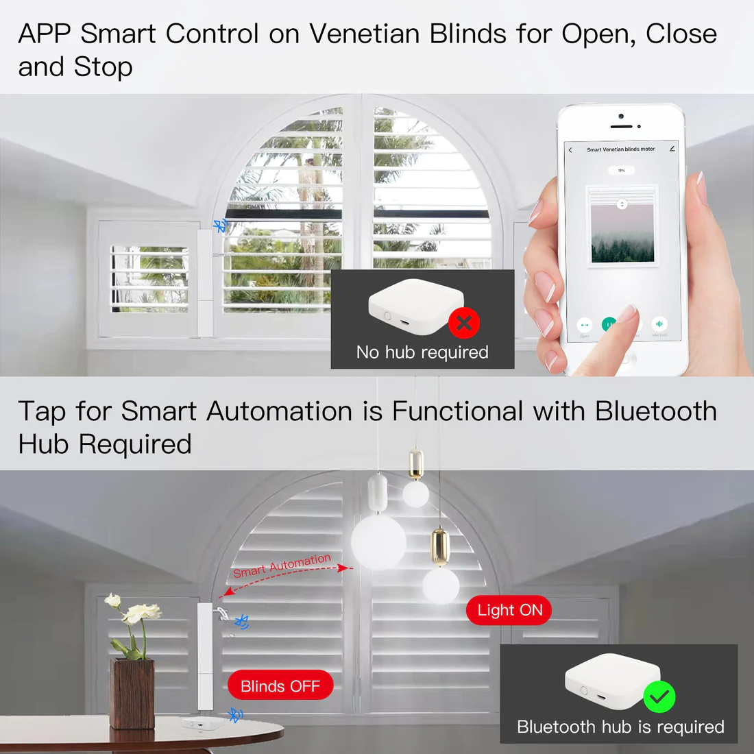 Điều khiển rèm cửa BC-JW-TQC-EN thông minh Bluetooth Moes