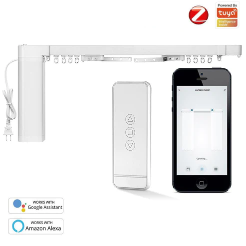 Động cơ rèm CM-PJ-T220-Z với điều khiển từ xa RF DIY của MOES